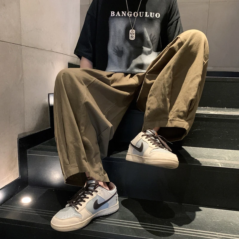 brown-cityboy-workwear-pants-men's-oversize-wide-leg-lantern-pants-thin-retro-vintage-style-summer-seasonal-fashion-accessories