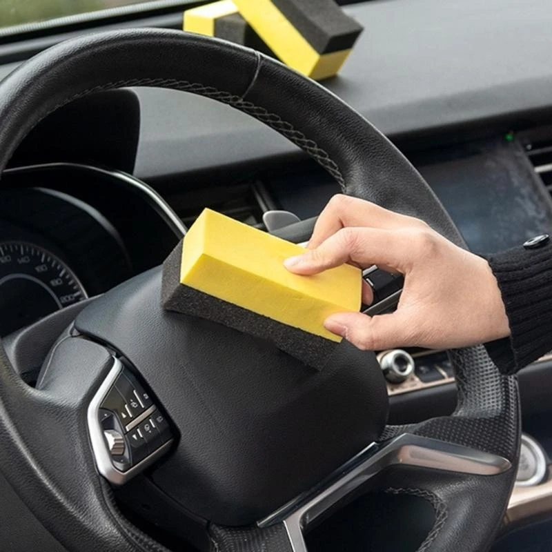 10Pcs Car Waxing Sponge Polish Pads EVA Buffing Wipe Polisher Car Home Clean