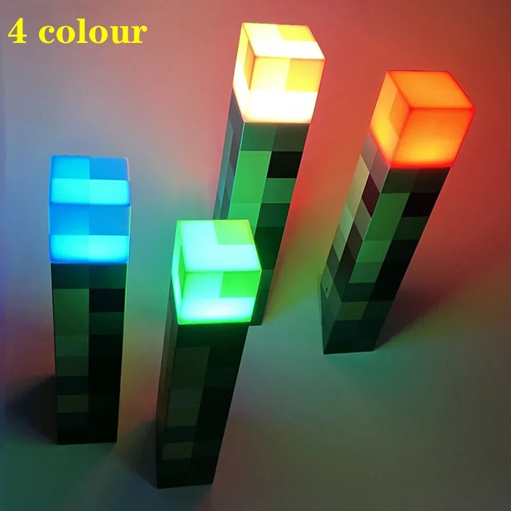 Brownstone Flashlight Torch Lamp Bedroom Decorative Light 4 Colors LED Night Light USB Charging with Buckle Kids Birthday Gift