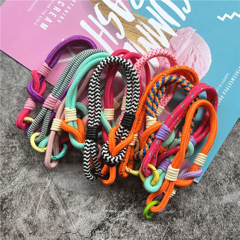 Keychain Cotton Thread Lanyard Color Key Chain