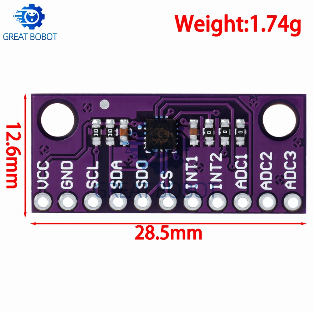 وحدة مقياس التسارع BS LIS3DSH عالية الدقة بثلاثة محاور: مصممة خصيصًا لـ Arduino - تطبيقات استشعار الحركة المجهزة #2