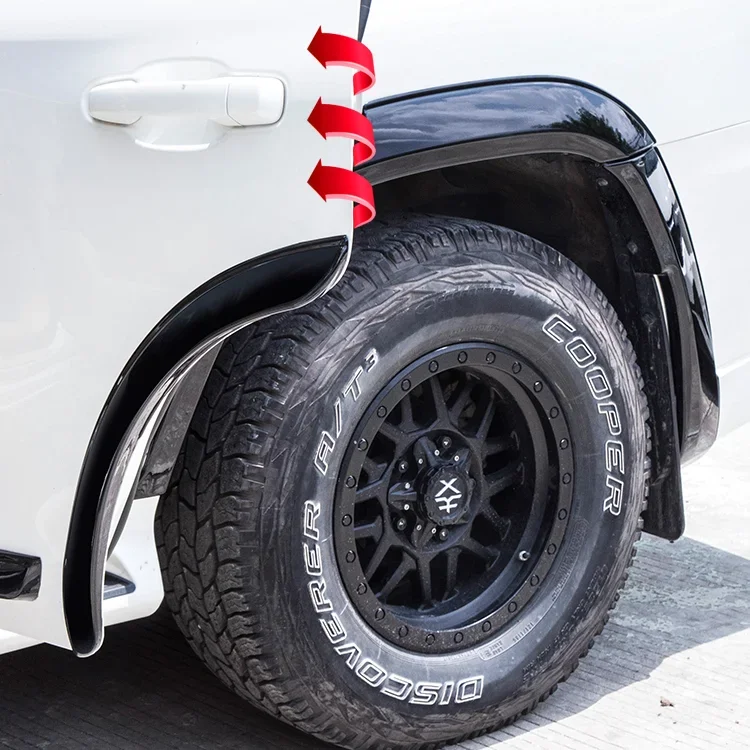 Flares Fender Flares para Toyota Land Cruiser 200, Flares para GRJ200, UZJ200, Facelift