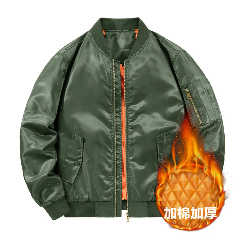 

American Baseball Jersey Spring And Autumn Thin Casual Air Flight Suit Pilot Jacket Men's Cotton Clothes