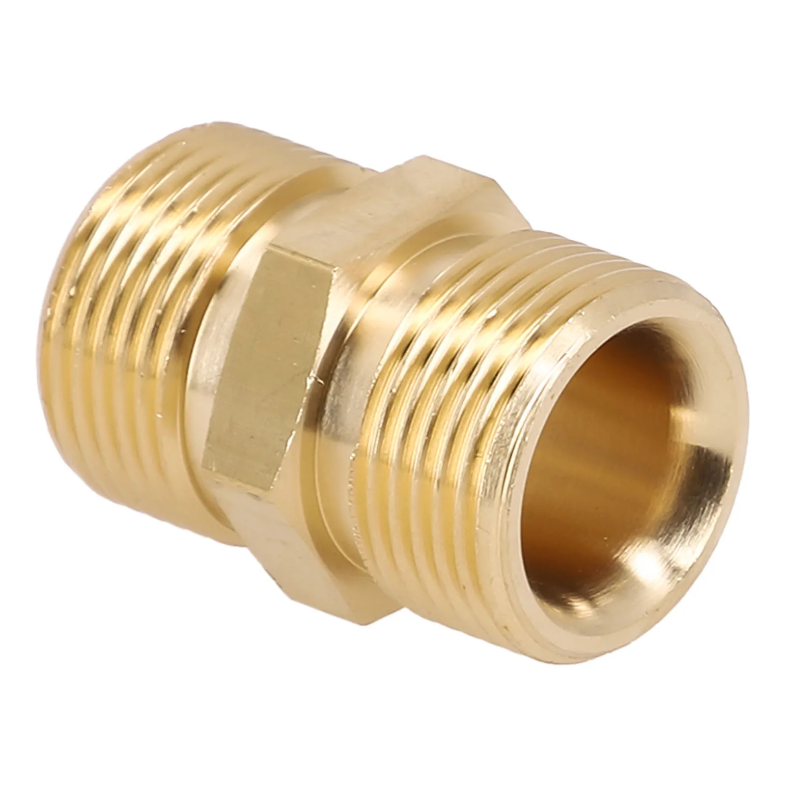 Adattatore per idropulitrice ad alta pressione Connettore di prolunga per tubo flessibile per rondella M22 da 14 mm a 15 mm Adattatore per raccordo femmina con filettatura maschio Attrezzi da giardino