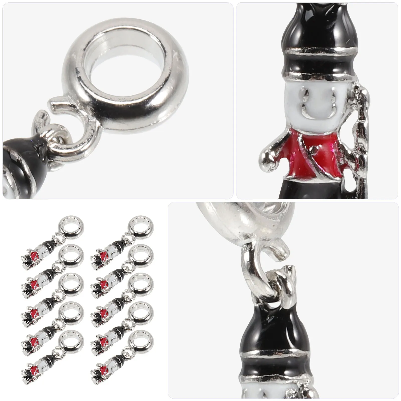 

10 шт., подвески в винтажном стиле «Щелкунчик» для ювелирных изделий ручной работы, ожерелье, браслет, брелок, подвески, принадлежности для рукоделия