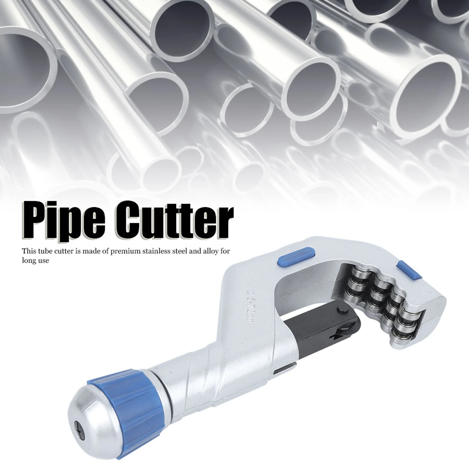 

Tube Cutting Tool, Pipe Cutter Bearing Stainless Steel Durable Cutting Blade Tube Cut Equipment CT‑670