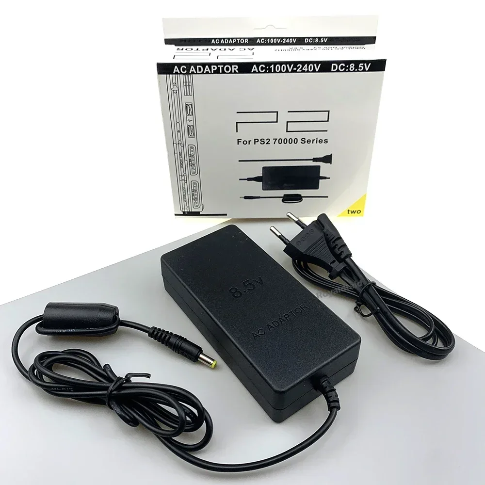EU-Stecker für PS2-Konsole Slim AC-Adapter Ladekabel Stromversorgung AC100~240V 50/60HZ DC 8,5V--5,65A – Detail 21