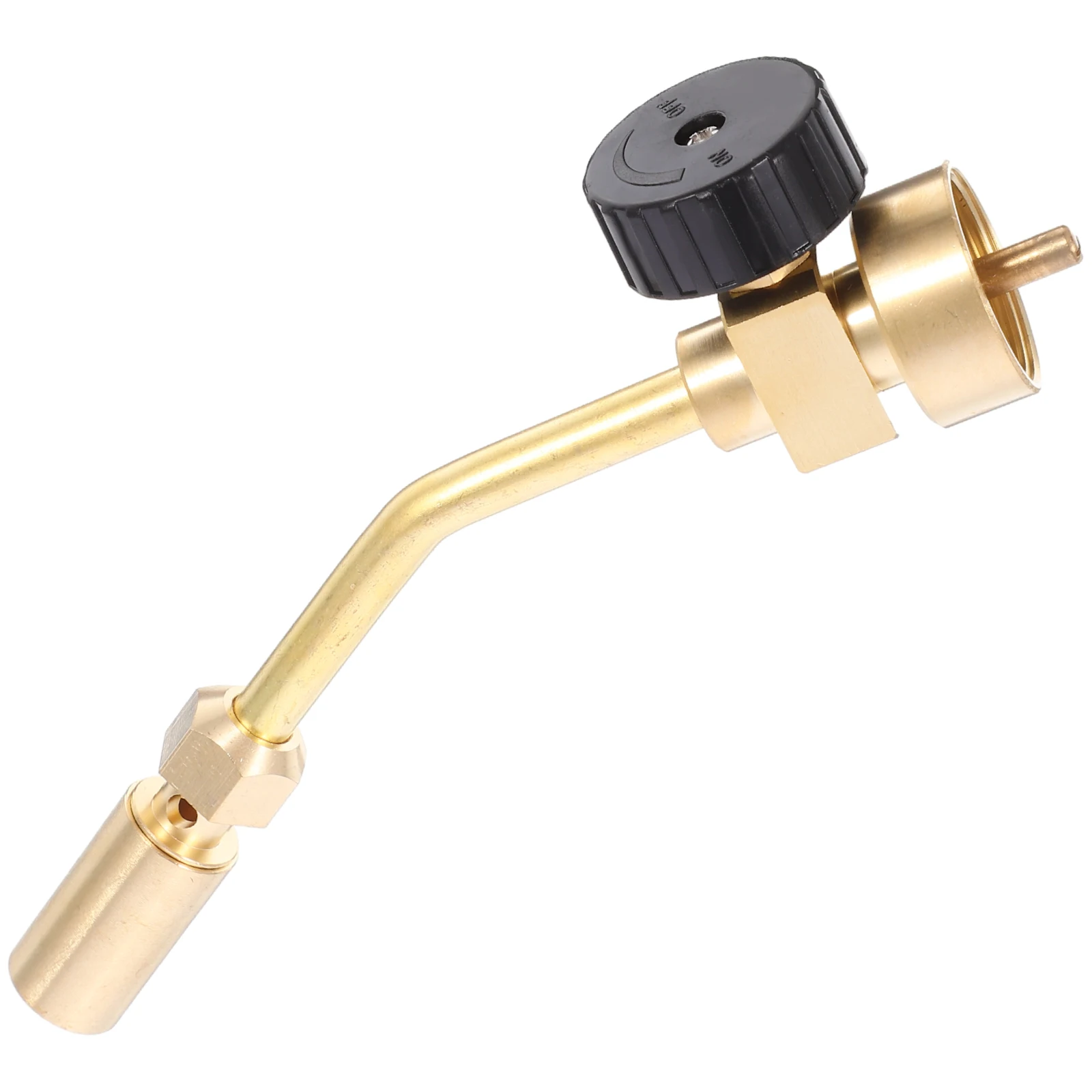 

Brass Welding Torch Head Soldering Gun Heating Pipes Accessories Yellow Metal Propane Refrigerant Spray Flame Welding Equipment