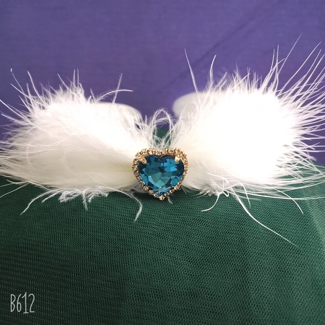 Sweetheart Crysatl Swan head piece swan lake head dress swan tiara for adult and children White Feather Swan Headwear Ballet