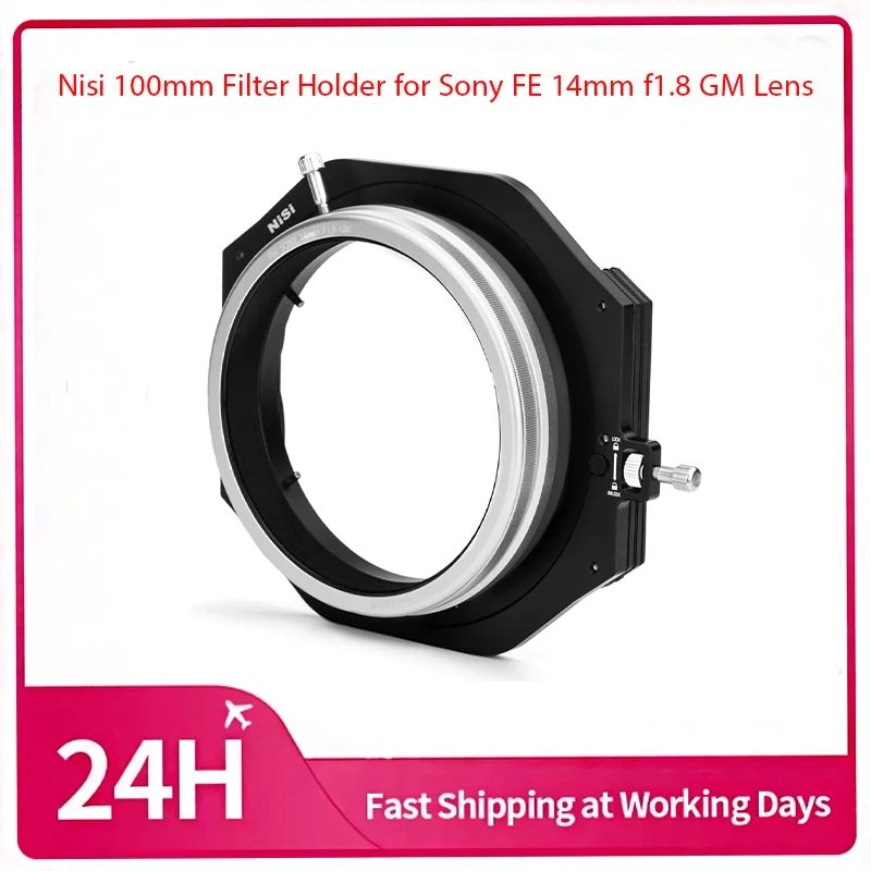 

NiSi 100mm Filter Holder for Sony FE 14mm f/1.8 GM Lens | Holds 2 Filters 100x100mm and 100x150mm (ND, GND, Etc.)
