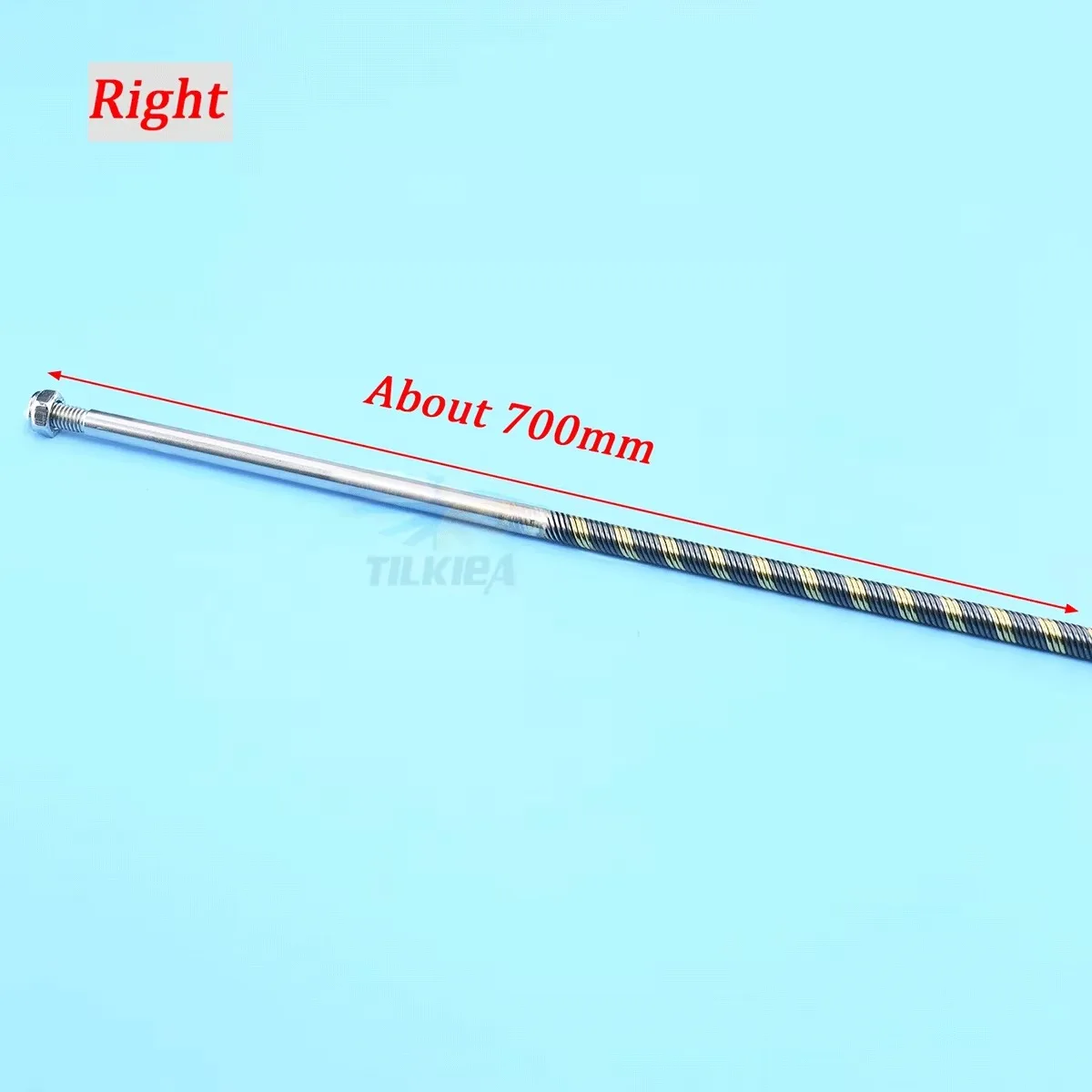 نوعية جيدة 6.35 مللي متر 1/4 "ليسار/يمين عمود مرن طول حوالي 600/700/950 مللي متر الكابلات المرنة لقارب نيترو Rc الغاز