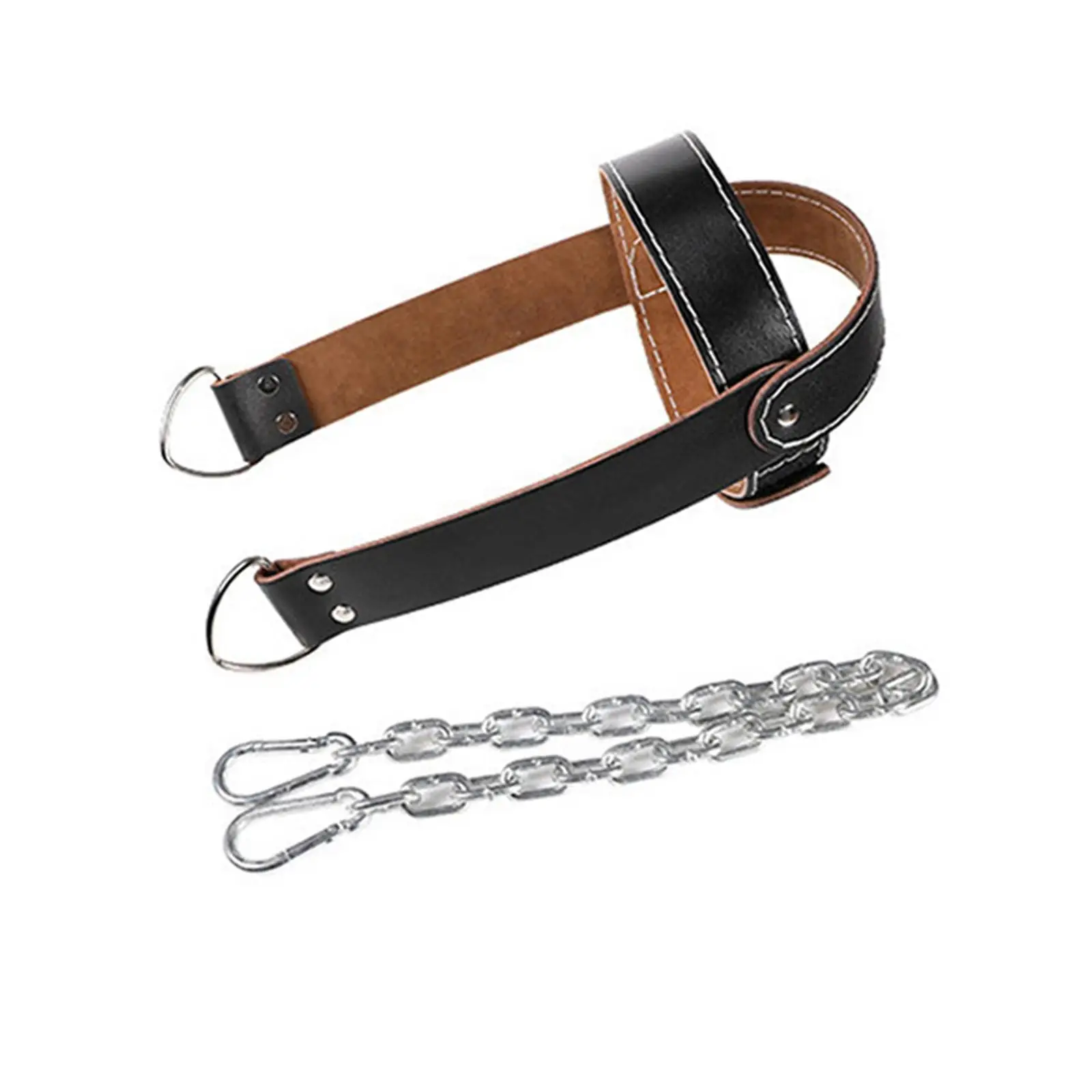 

Neck Harness Neck Exercise Equipment Sturdy Universal with Iron Chain Elastic