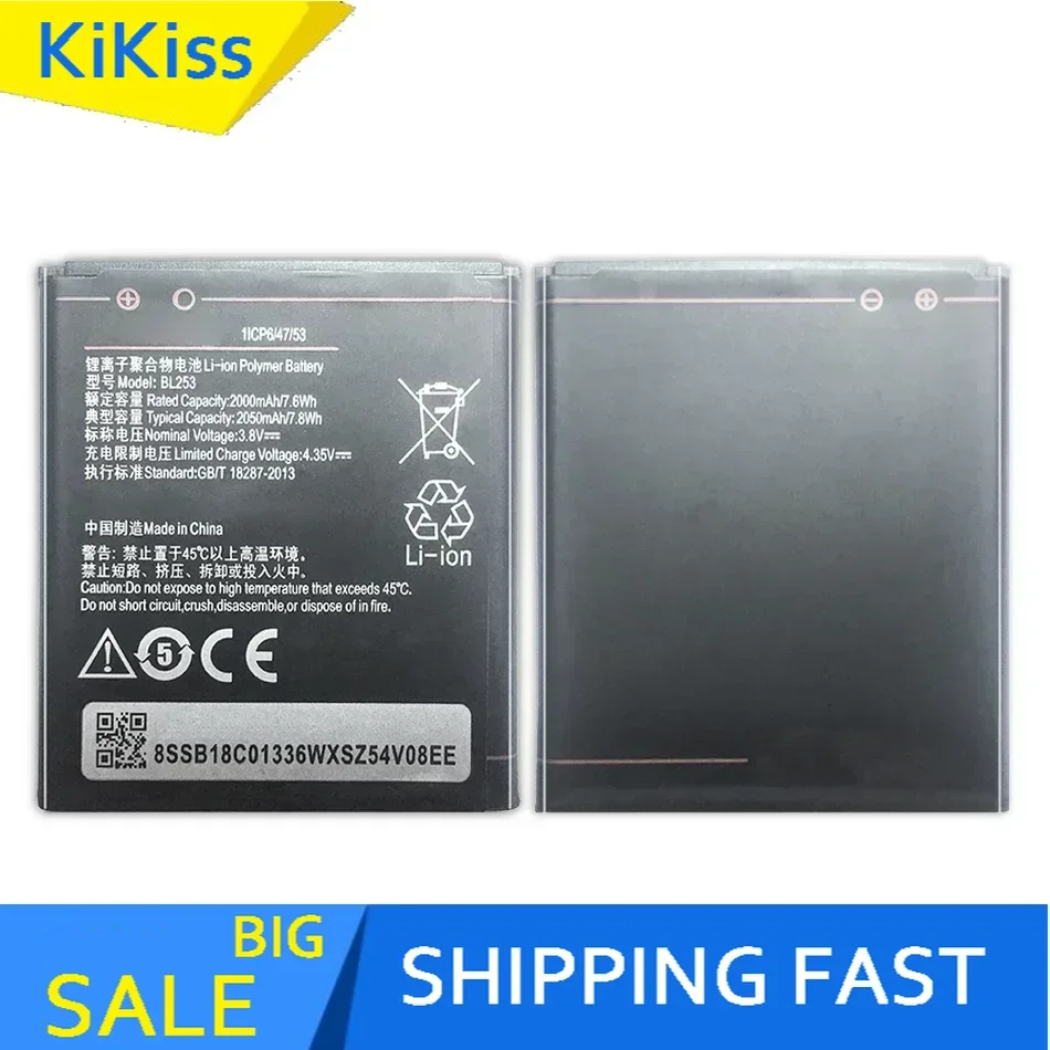 BL268 BL253 BL255 Battery for Lenovo ZUK Z2 Z2131 Z1 /A2010 A2580 A2860/ Vibe A 4.0