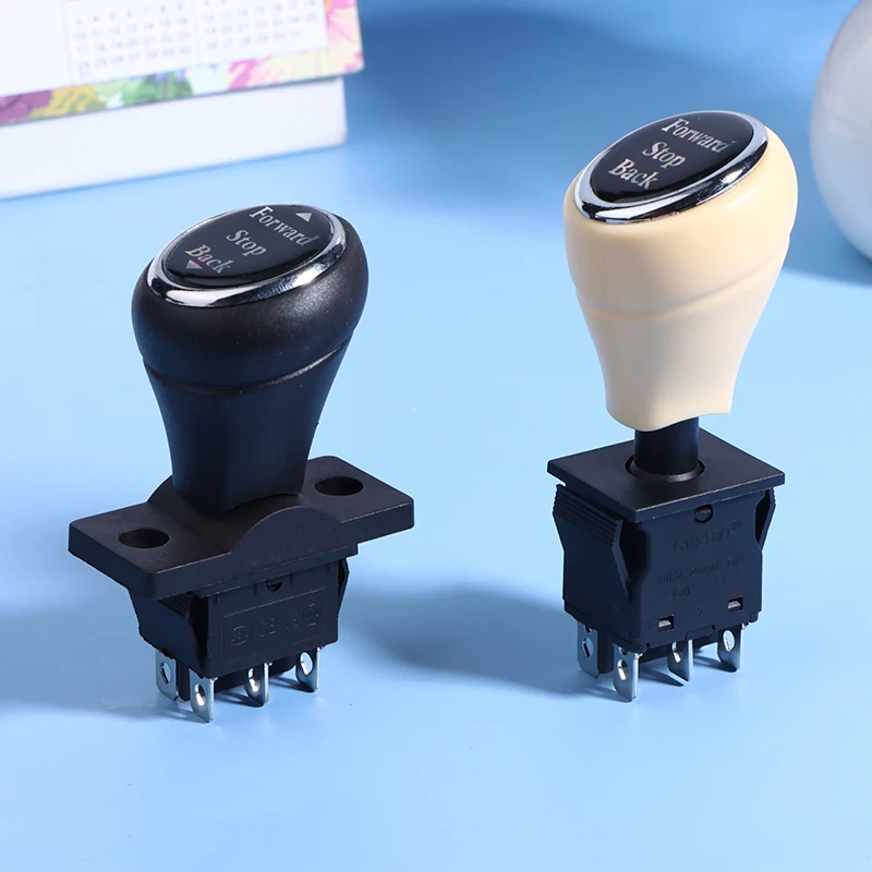 

9 см 6-контактный детский электромобиль «ВКЛ-ВЫКЛ-ВКЛ», детская коляска, тумблер для автомобиля, ручка для остановки вперед и назад, педаль