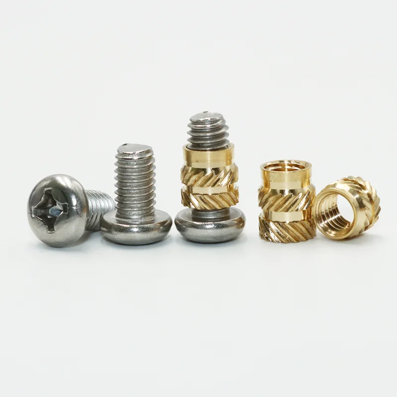 Wärme Set Einsatz Lötkolben Spitze Kopf M2 M3 M4 Hot Melt Einsätze Mutter Messing Gewinde Schraube Einsetzen 3d Druck PCB Phillips Bolzen – Detail 7