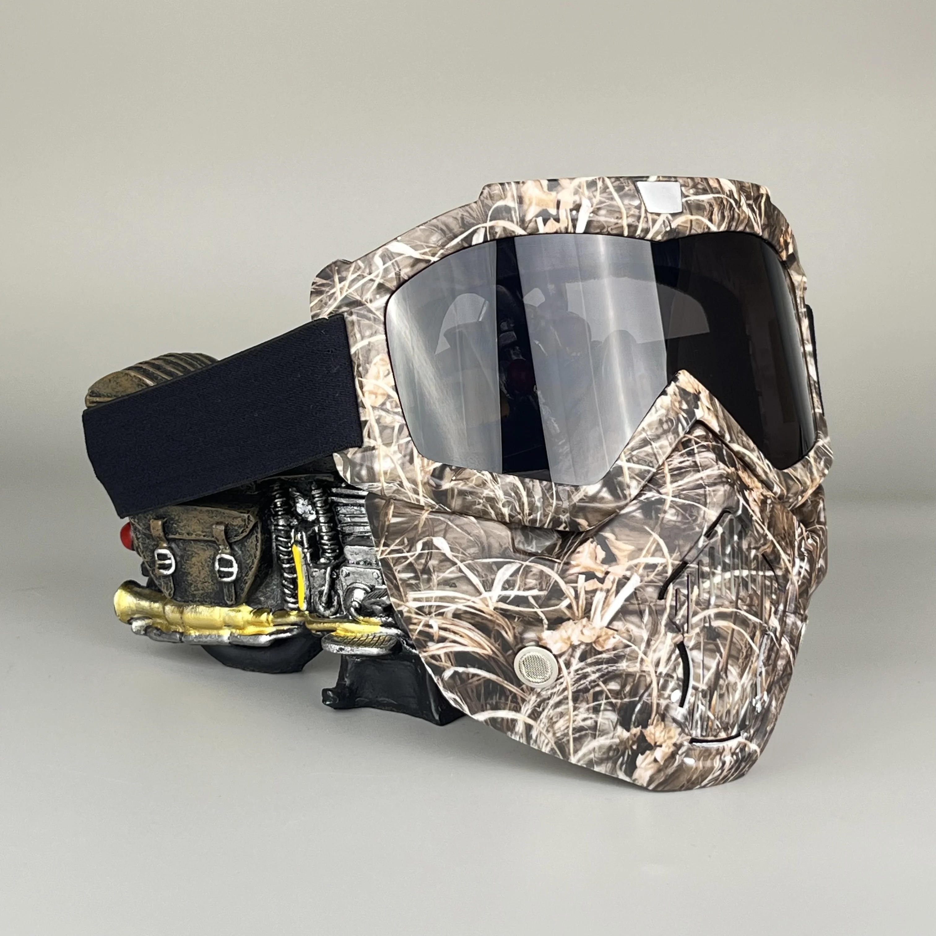1Pcs Detachable One-Piece Riding Mask, Wind Sand Resistant, Large Vision for Euro-American Riders