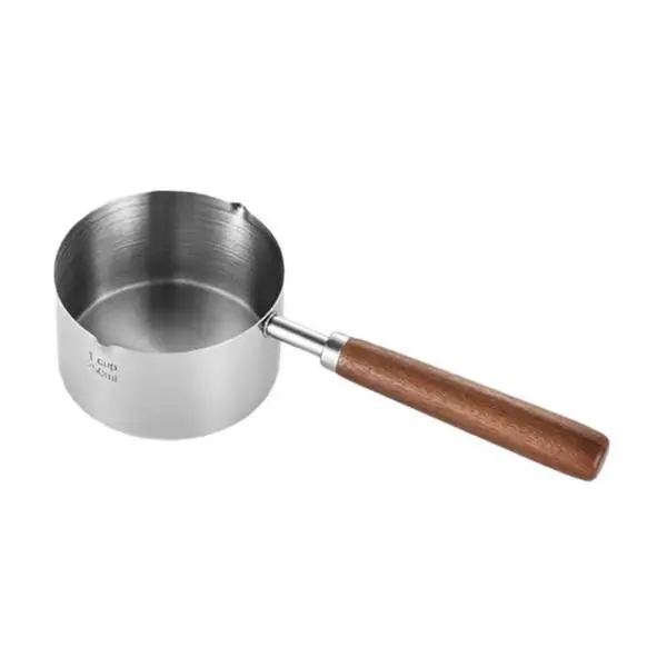 Mini Saucepan Double Pour Stainless Steel Soup Pot Quick Cooking Pan for Kitchen Gas Stove Diffuser
