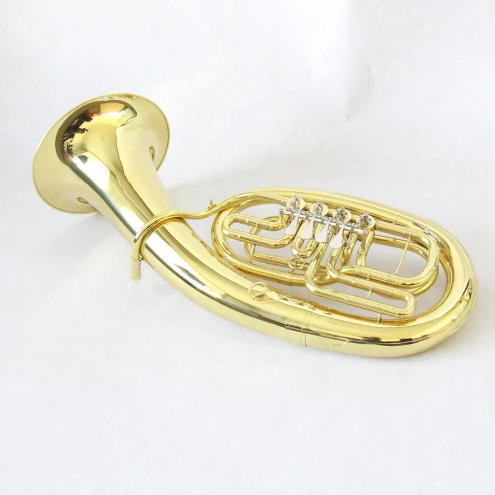 

High Grade Bb Euphonium Horn for Sale chinese euphonium instrument Gold Lacquer professional euphonium