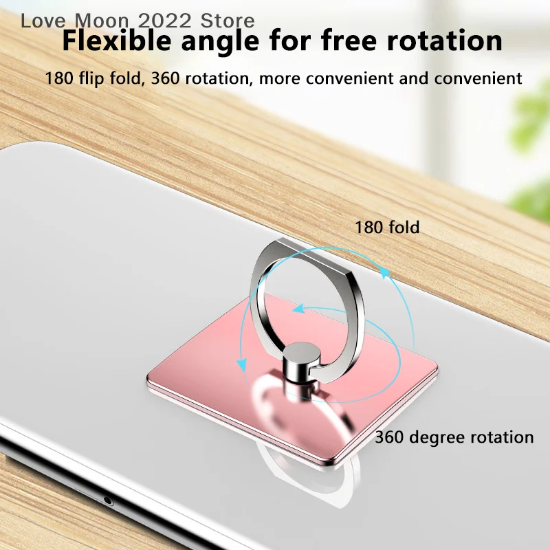 360 °   درجة الدورية حامل هاتف دعامة حامل البنصر جولة الهاتف الذكي الهاتف المحمول حلقة أصحاب جبل الملحقات