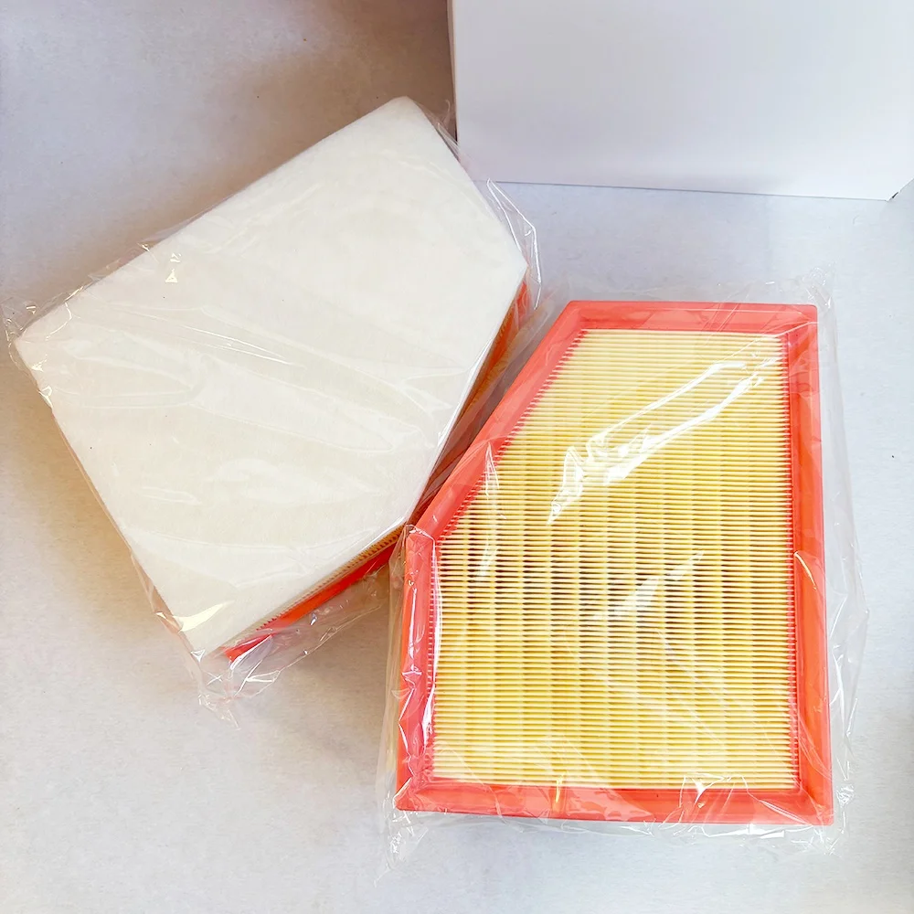 

2PCS Car Air Filter Cleaner 13718577170 For BMW G01 G02 G05 G11 G12 G30 X3 X4 X5 X6 520d 530i 725 730 Engine High Flow Intake