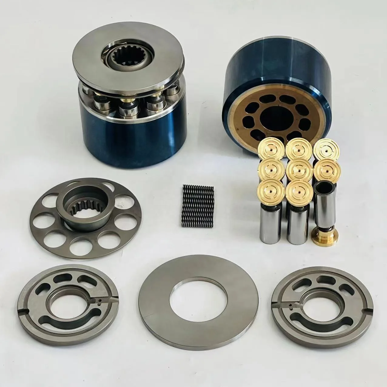 

K5V200 hydraulic pump spare parts, piston shoe plate /cylinder block /swash plate/nine hole /spring /guide ball