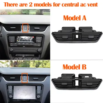 Přední levá pravá zadní mřížka klimatizace pro Škoda Octavia 2015-2021 5E0820951 5E0819701 5E0819702 8 nejlepší prodej výdech klimatizace Škoda Octavia - №3
