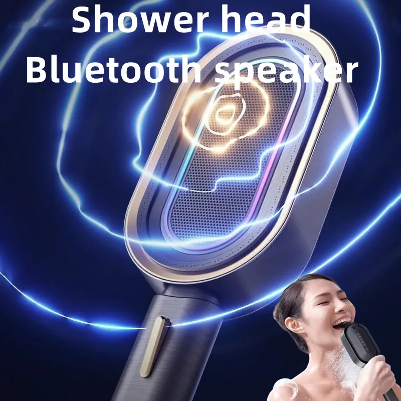 Portable Home Theater Smart Music Shower Head Portable Wireless Home Shower Soundbar Sound Box Caixa De Som Bluetooth Speaker