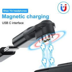 Magnetic Charging Adapter 90 Grad Biegen Knochen Leitung Kopfhörer Ladegerät Adapter für Nach Shokz Aeropex AS800