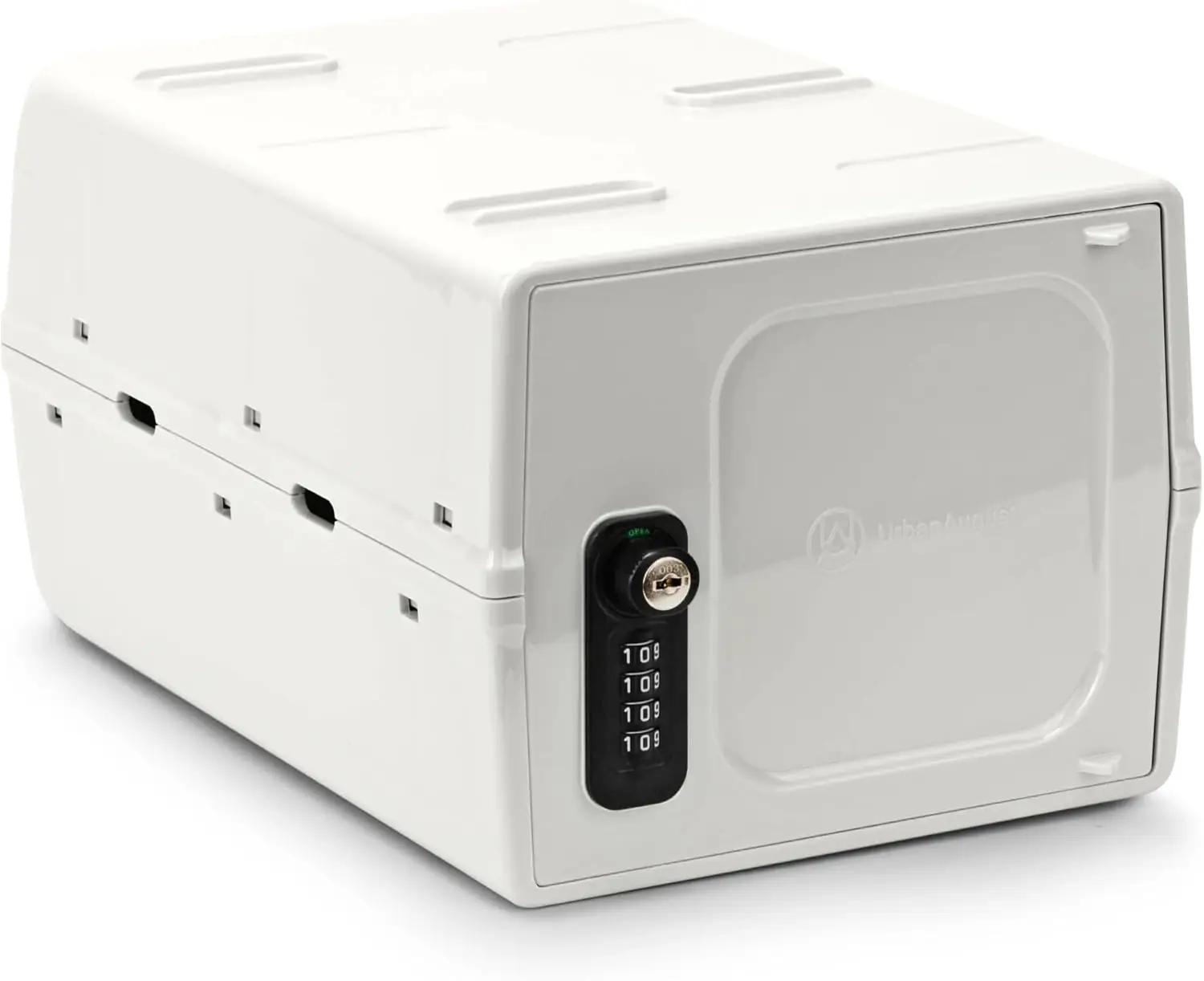 

Dual Combination & Key Lockbox - Shatter-Proof Plastic Storage Box for Home, Office & Refrigerator Use