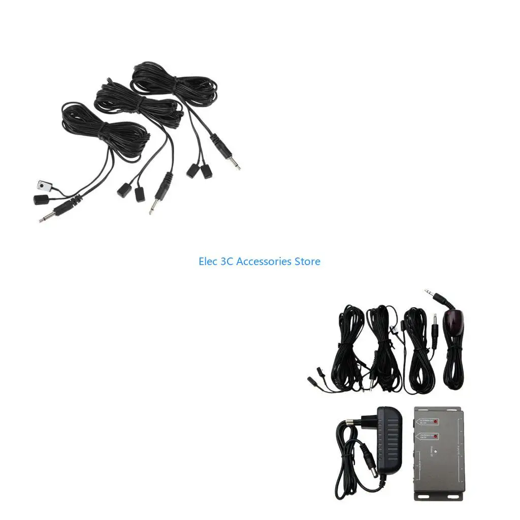 Y51A Remote Extender 6 Emitters 1 Receiver IR Repeater System