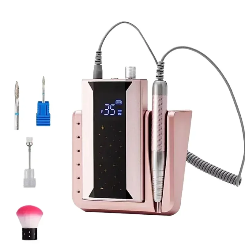 Nail Bit DrillS Machine Rechargeable Brushless 0-40000rpm Professional Efile Strong Set Electric 85W