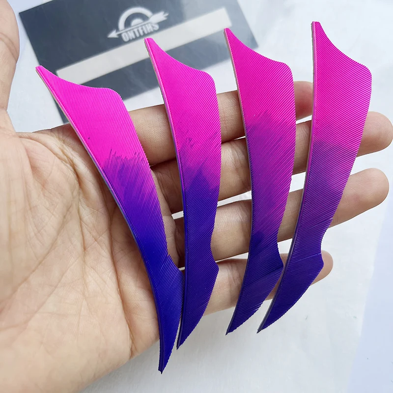 50Pcs/Lot ONTFIHS 4 Inch Fletches Natural Turkey Feathers Arrow Hunting Fletching for DIY  Archery  Archery Accessories