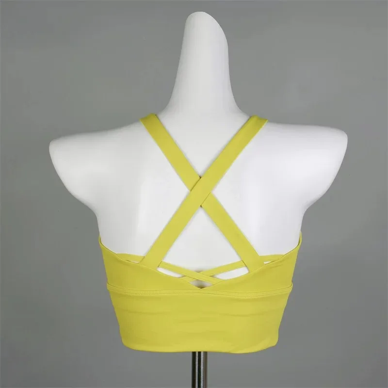 

Shockproof High-Intensity Exercise Fitness Bra All-In-One Cup Running Gathered Yoga Beauty Back Breathable Sports Bra for Women