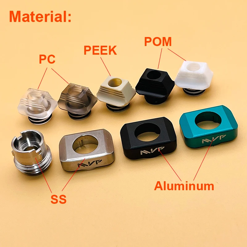 Mvpスタイルの女性用マウスピース,510スレッドマウスピース,ブナ材,bb/biletボックス用アクセサリー