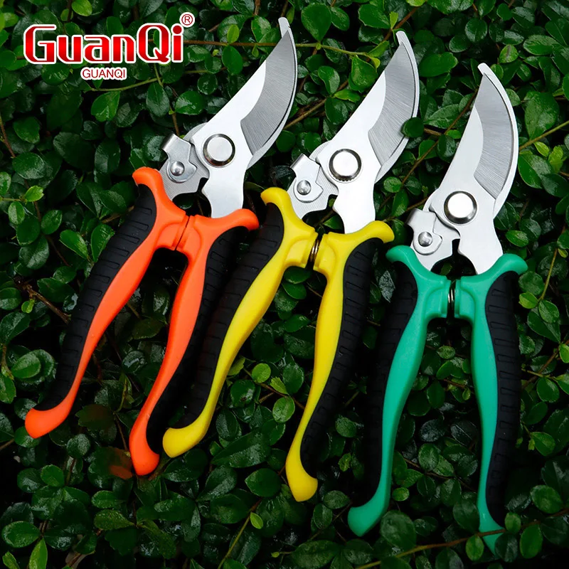 Gardening Shears Ergonomic Handle with Sharp Blades Durable Garden Pruning Shears For Harvesting Flower Fruit Labor Saving Tool