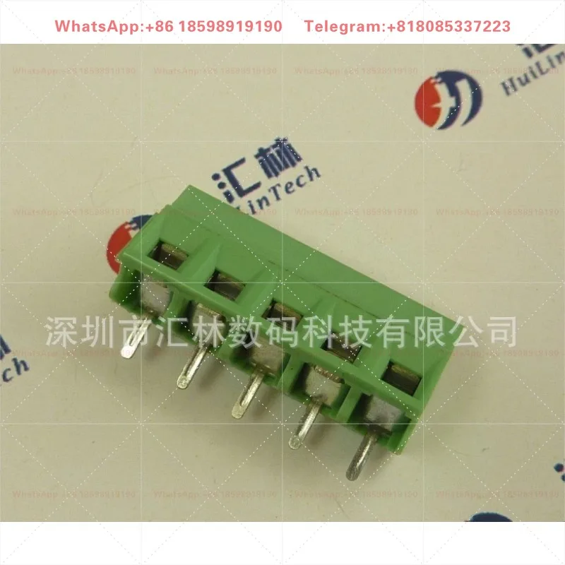 1 piece suitable for WF346-5.08mm copper block 45 degree fixed wire terminal block