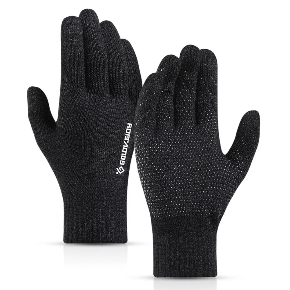 

1pairs High-quality Nylon Riding Gloves Outdoor Autumn Winter Warm Anti-slip Touch Screen Windproof Gloves