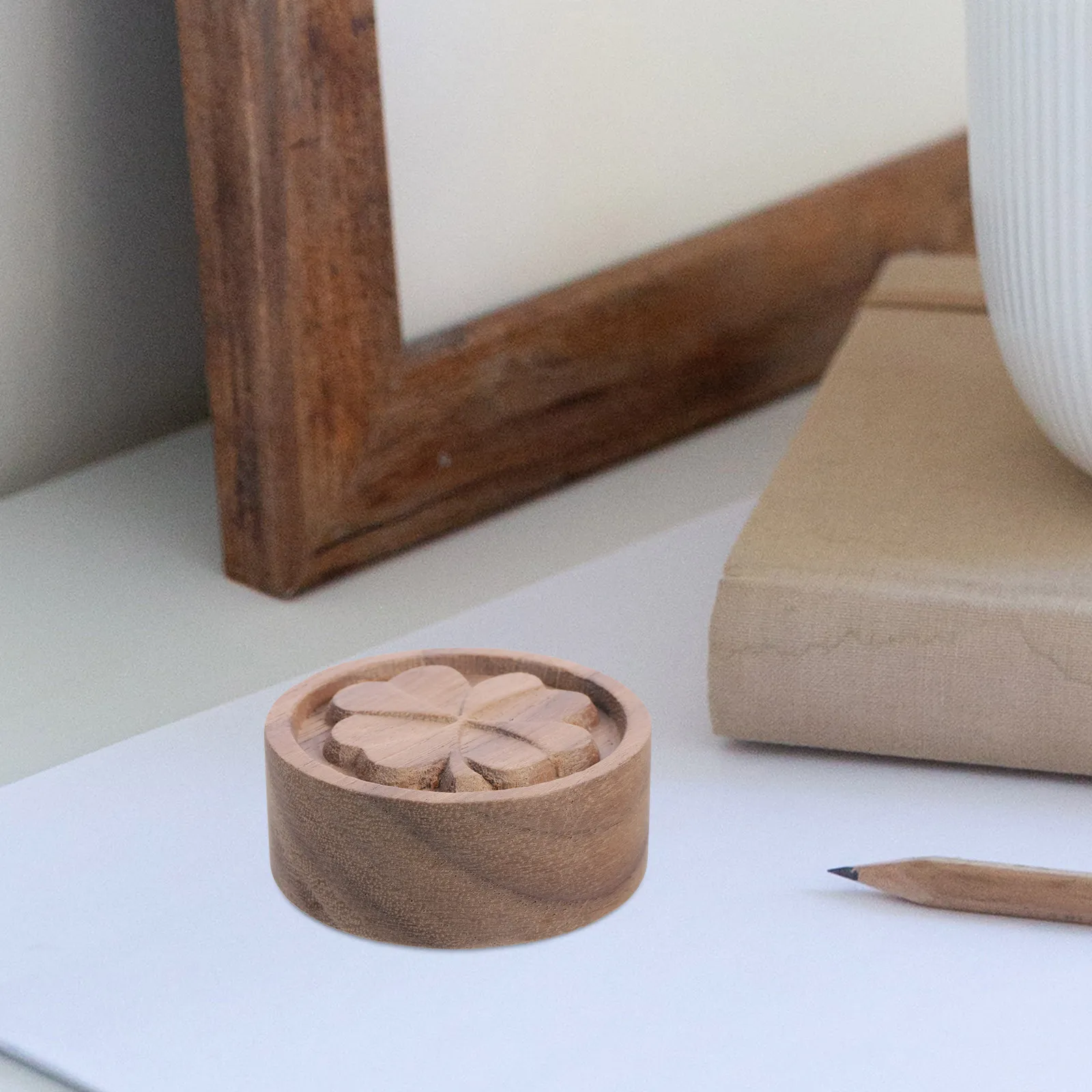 

Круглый деревянный аромадиффузор для эфирных масел, натуральный, легкий, ручной работы, декоративный, для автомобиля, дома, офиса, ароматерапии