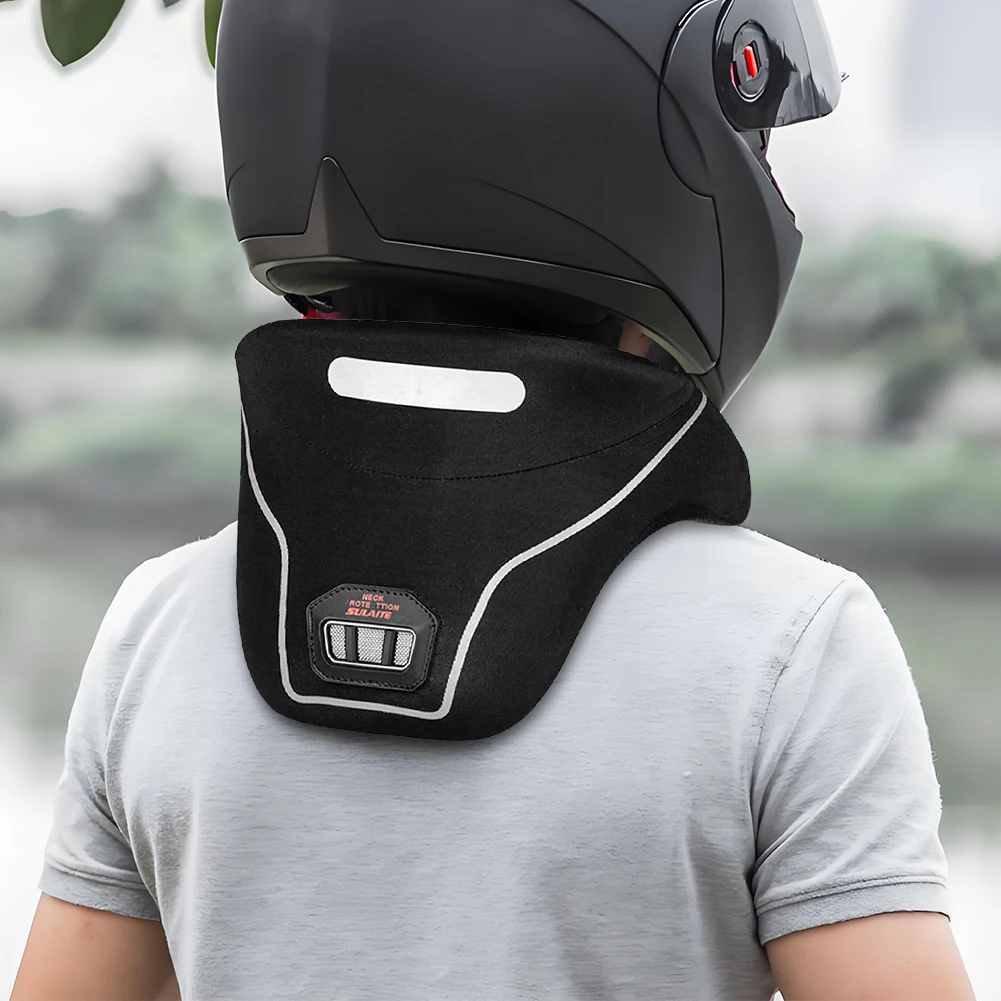 Proteção de pescoço para motocicleta, anti-fadiga, cinta de pescoço para motocicleta, equipamento de ciclismo, proteção de corrida