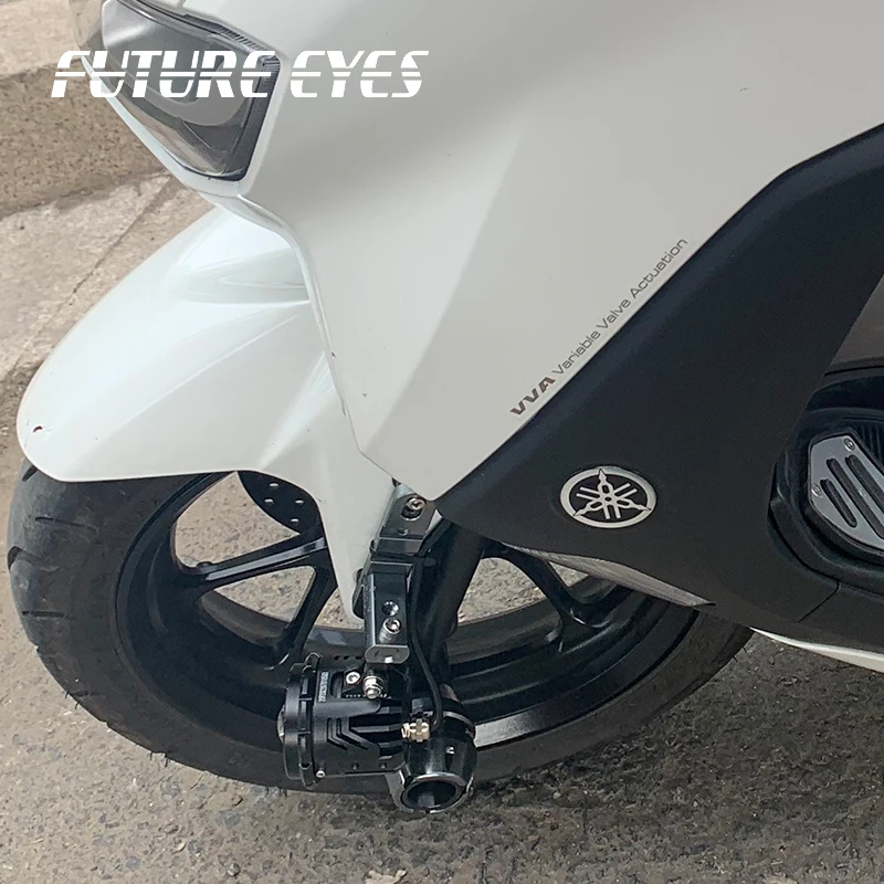 NewFUTURE EYES F20-P Wired Backlight Switch Fill Driving Fog Auxiliary Motorcycle Spotlights