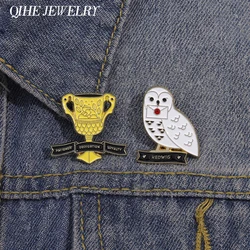 Magic Fantasy Movies Enamel Pins Custom Anime Role DoveTrophy Badge Brooch Decorate Lapel Backpack Badge Jewelry Accessories