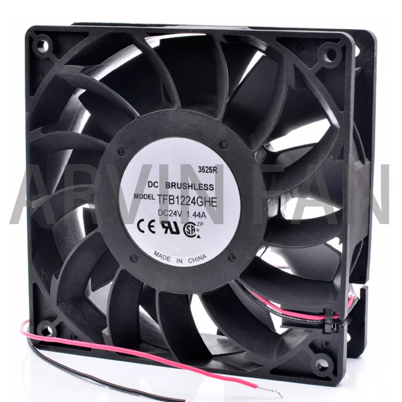 Brand New Original TFB1224GHE 12cm 120mm Fan 120x120x38mm DC24V 1.44A Cooling Fan For Printer Or Inverter