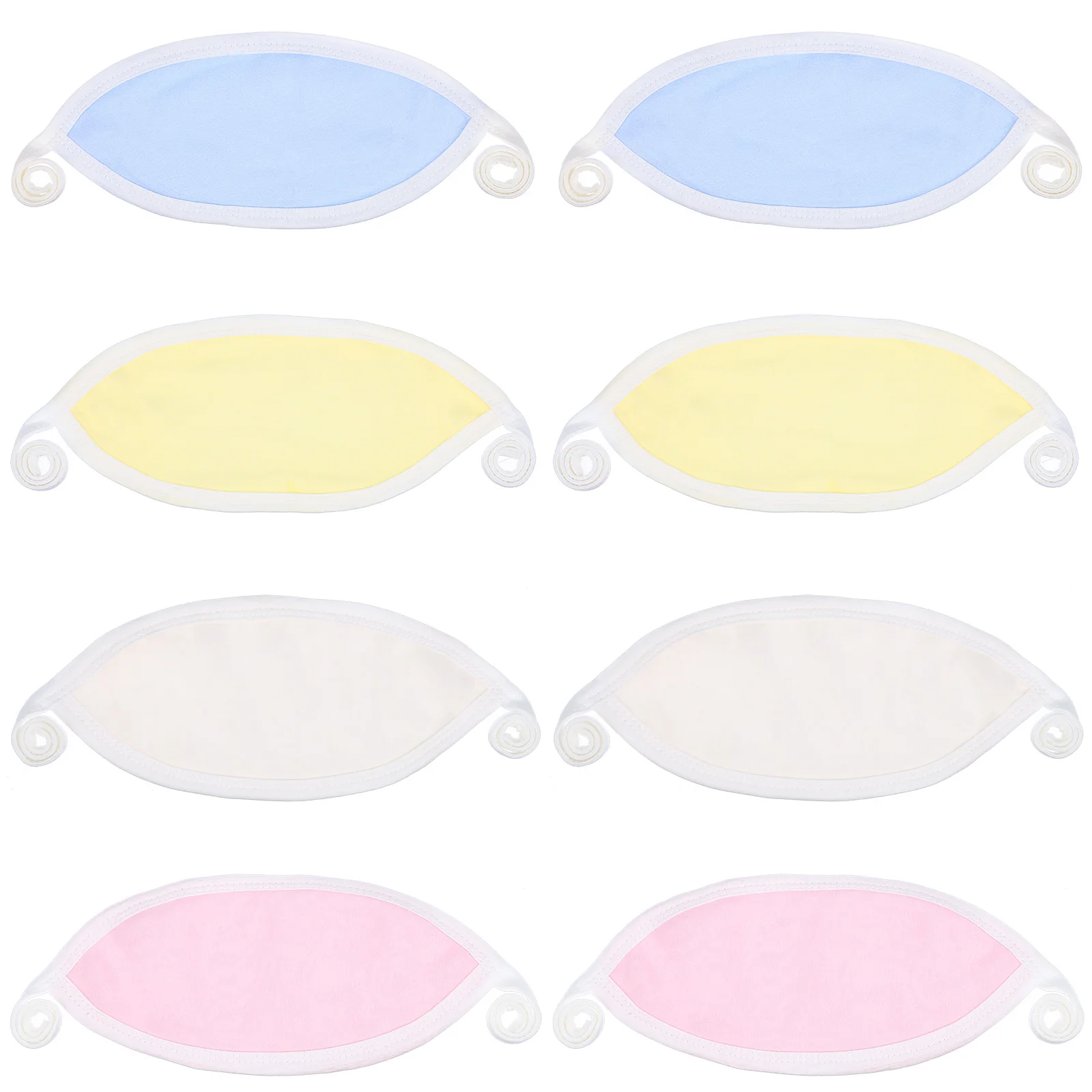 

8 Pcs Belly Wrap Belt Band for Baby Straps Clothes Button Infant Navel Cotton Pure Newborn
