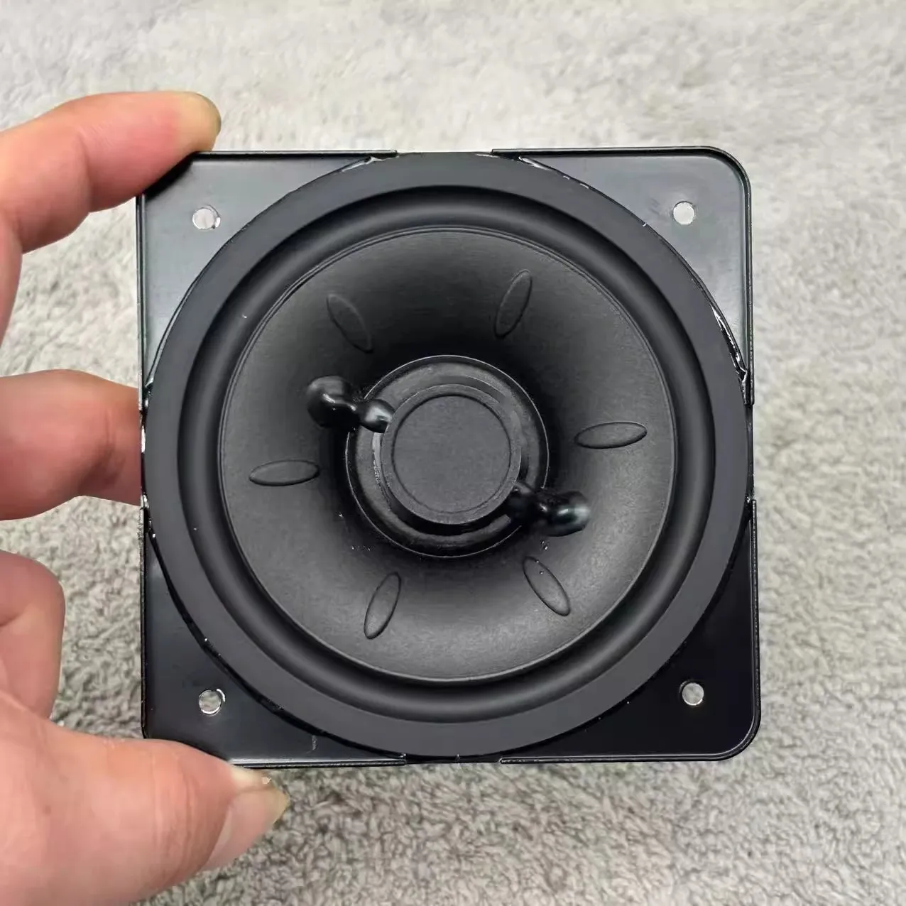 

GHXAMP 3.5" 97mm Ultra-Thin Woofer Speaker - Reverse Roll Rubber Surround & Neodymium 4Ω 25W 9.7cm 2PCS