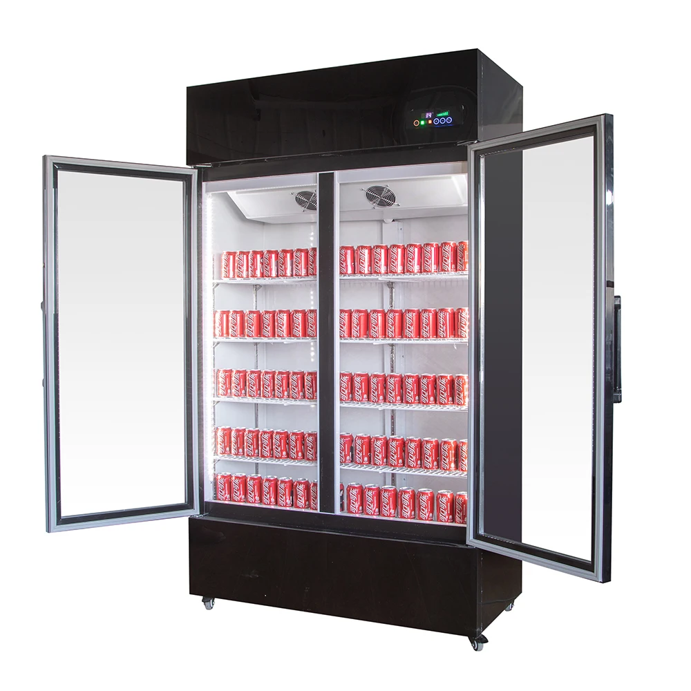 Low Price Can Be Customized Display Cooler Glass Door Upright Fridge