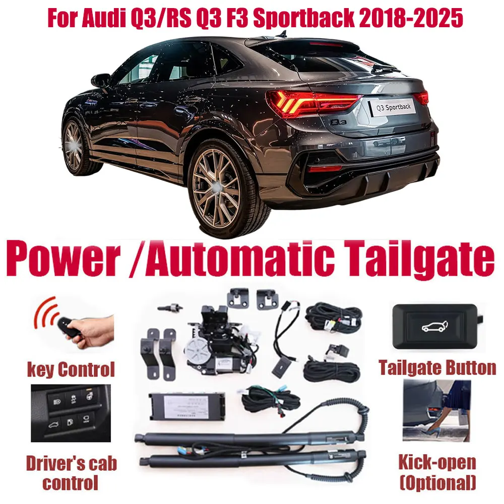 

For Audi Q3/RS Q3 F3 coupé SUV/Sportback 2018-2025 Car Automatic Lifting kit Opening Trunk Intelligent Electric Lift Tailgate
