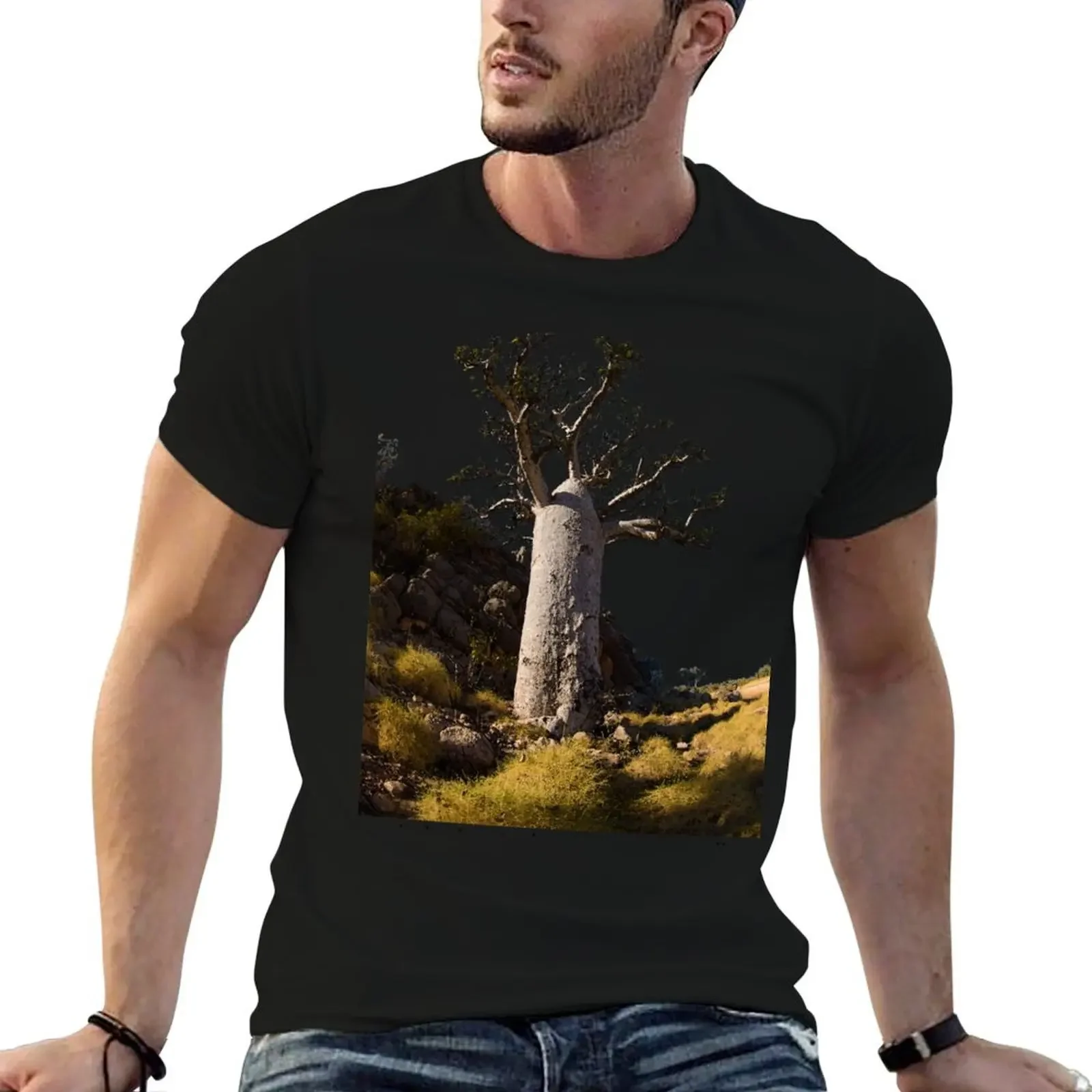 

Kimberley Boab Tree T-Shirt tops vintage anime shirt men tshirt