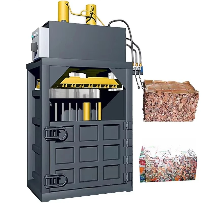 آلة تعبئة مكبس الورق المقوى الهيدروليكي بالضغط على كرتون النفايات #5