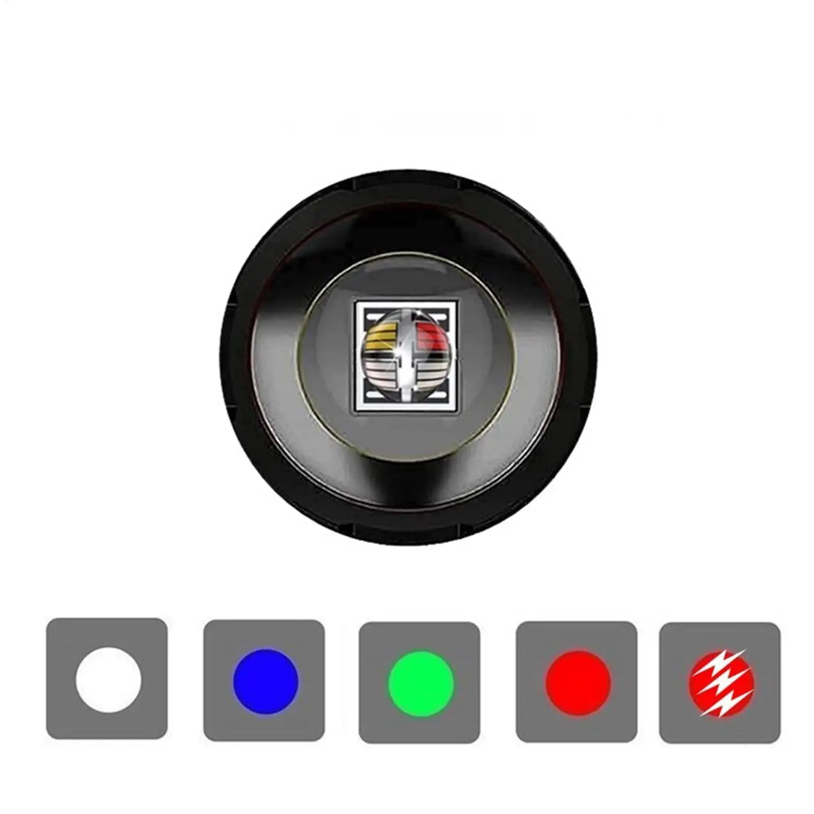 

Фонарики для дома, 4-цветная подсветка, четырехцветная подсветка, портативный фонарик для защиты ночного видения