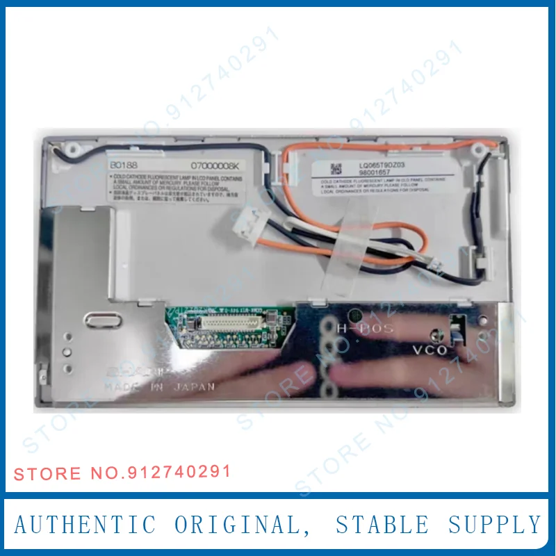 LQ065T9DZ03A Original 6.5 Inch LQ065T9DZ03 LQ065T9DZ03B LCD Display Screen For  X5 750 Car GPS Navigation LCD Sysyem